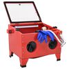 vidaXL Cabinet de Sablat 94.8 L 125PSI Oțel laminat la rece
