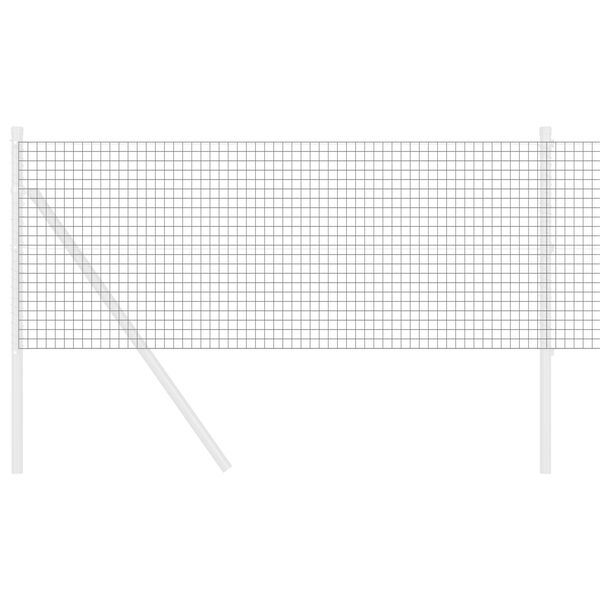 vidaXL Gard din sârmă sudată Gri 0.5 x 100 m Oțel