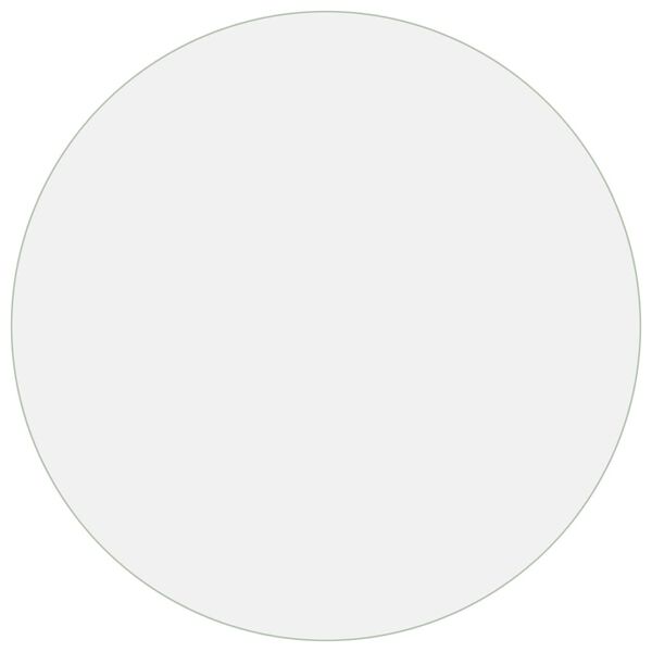 vidaXL Folie de protecție masă, mat, &Oslash; 70 cm, PVC, 1,6 mm