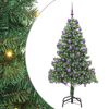 vidaXL Brad de Crăciun Verde 210 cm PVC