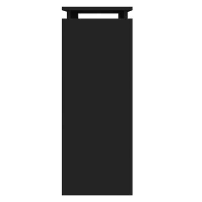 vidaXL Masă consolă, negru, 80x30x80 cm, PAL