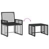 vidaXL Set de Mobilier pentru Exterior cu pernă oțel