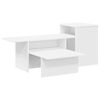 vidaXL Masă de consolă Alb 91,5 x 35 x 38,5 cm Lemn prelucrat