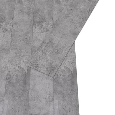 vidaXL Plăci de pardoseală autoadezive, maro ciment, 5,02 m², 2 mm,PVC
