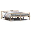 vidaXL Cadru de pat senior cu tăblie, 200x200 cm, lemn masiv pin