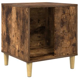 vidaXL Casă pentru c&acirc;ini Stejar fumuriu 44 x 42 x 49 cm Lemn prelucrat