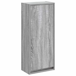 vidaXL Chiuvetă de baie suspendată Sonoma gri 35 x 20 x 81 cm