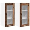 vidaXL Dulap suspendat 2 buc. Lemn vechi 40 x 31 x 80 cm
