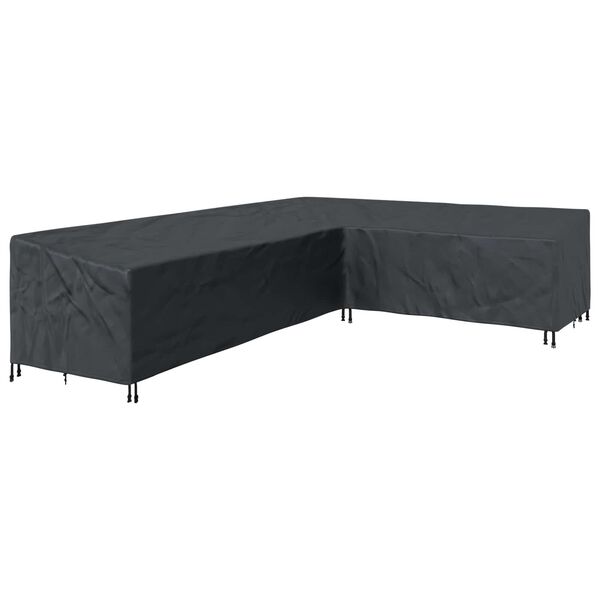vidaXL Husă pentru mobilă Negru 330 x 255 x 80 cm Material Oxford 420D