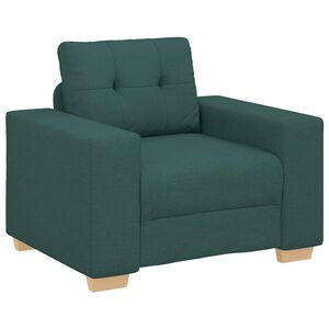 vidaXL Canapea fotoliu verde &icirc;nchis 100x78x80 cm, material textil