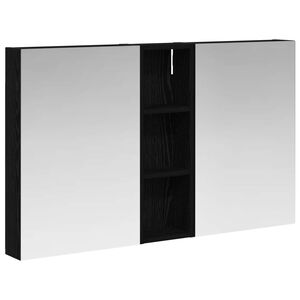 vidaXL Set dulap baie 3 buc. 100 x 10,5 x 60,5 cm Lemn prelucrat