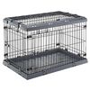 Ferplast Cușcă pentru c&acirc;ini Superior 90, negru, 92x58x62,5 cm