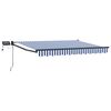vidaXL Marchiză retractabilă manuală cu led-uri 3 x 2 m
