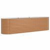 vidaXL Pat ridicat Maro 320 x 80 x 81 cm Oțel