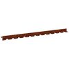 vidaXL Margine pentru gazon 50 pcs 102 x 4 x 4 cm Oțel Ruginit