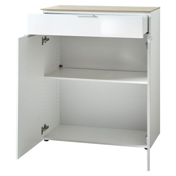 Germania Dulap cu sertare GW-Cetano , alb și stejar