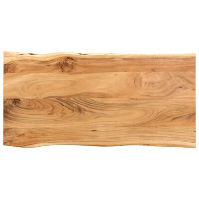 vidaXL Masă de bucătărie, 118 x 58 x 76 cm, lemn masiv de acacia
