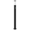 vidaXL St&acirc;lp luminos cu senzor 110 cm oțel inoxidabil IP44
