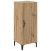 vidaXL Bufet Stejar Artizanal 34,5 x 34 x 90 cm Lemn compozit