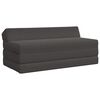 vidaXL Canapea Pat Pliabilă Gri &icirc;nchis 120 x 60 x 49 cm Țesătură
