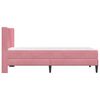 vidaXL Cadru de pat cu saltea Roz 80 x 200 cm Catifea