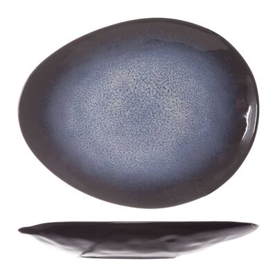 Cozy & Trendy Farfurie "Sapphire" 6 buc, oval, 14,5x11,5 cm, albastru