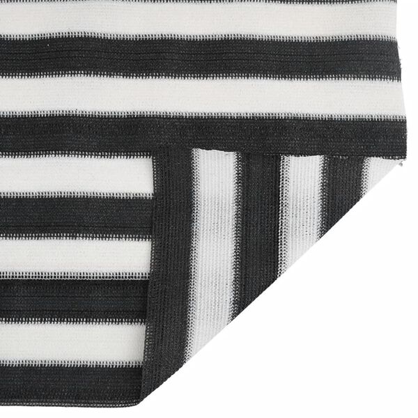 vidaXL Plasă protecție intimitate, antracit/alb, 2x25 m, HDPE, 75 g/m²