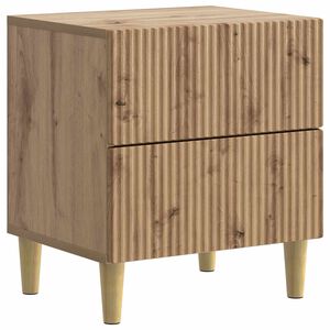 vidaXL Dulap de noapte Stejar Artizanal 43 x 34,5 x 48 cm