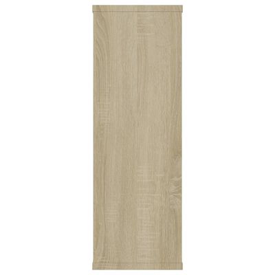 vidaXL Rafturi de perete, alb și stejar Sonoma, 104x20x58,5 cm, PAL