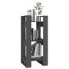 vidaXL Bibliotecă/Separator cameră, gri, 41x35x91 cm, lemn masiv pin