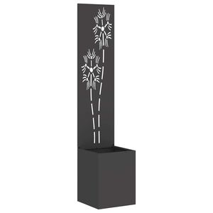 vidaXL Ecran de intimitate pentru grădină Negru 32 x 32 x 150 cm