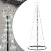 vidaXL Pom de Crăciun LED 200 LED-uri Alb Rece 180 cm