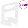 vidaXL Cleme de nivelare a plăcilor 250 buc. 3 mm