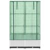 vidaXL Strat &icirc;nălțat cu husă de seră, aspect ratan, 80x40x138 cm