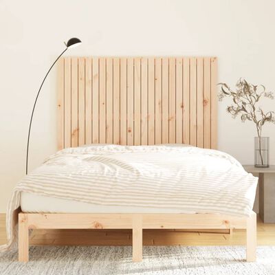 vidaXL Tăblie de pat pentru perete, 146,5x3x110 cm, lemn masiv de pin