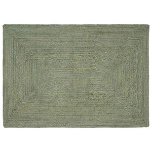 vidaXL Covoare de zonă Dreptunghiular Verde măsliniu 120 x 170 cm Iută