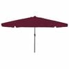 vidaXL Parasol de Grădină 395 x 395 x 245 cm Poliester Rotund
