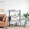 vidaXL Raft pentru cărți Stejar Sonoma 80 x 30 x 120 cm Lemn compozit