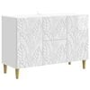 vidaXL Bufet Alb foarte lucios 89 x 34,5 x 60 cm Lemn prelucrat