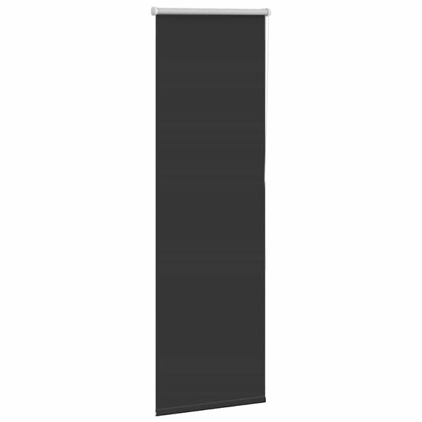 vidaXL Jaluzea cu role opace negru 55x130 cm lățime material 50,7 cm