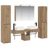 vidaXL Set de mobilier pentru baie 6 pcs Stejar Artizanal