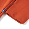 Tricou de copii cu mâneci lungi ruginiu deschis, 92