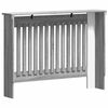 vidaXL Capac pentru radiator Gri Sonoma 112 x 19 x 81,5 cm
