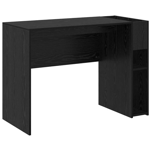 vidaXL Birou Stejar Negru 109 x 50 x 78 cm Lemn compozit