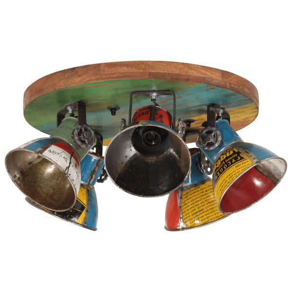 vidaXL Lampă de tavan 25 W, multicolor, 50x50x25 cm, E27