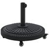 vidaXL Bază pentru umbrelă 15.6 kg Negru Fier Circular