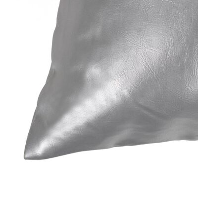 vidaXL Set perne decorative 2 buc. Poliuretan 40x60 cm Argintiu