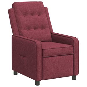 vidaXL Fotoliu recliner Roșu Vin 65 x 93 x 102 cm Țesătură