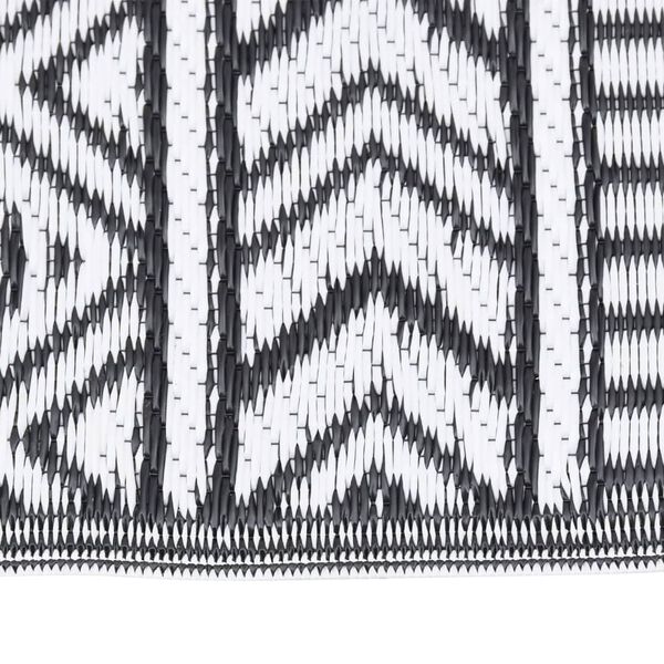 vidaXL Covor de exterior, ARAKIL negru, 120x180 cm, PP