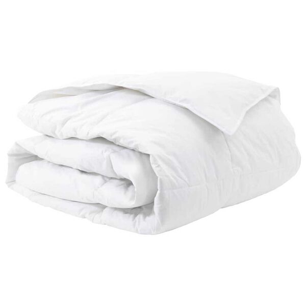 vidaXL Duvet de iarnă Alb 240 x 220 cm Pene